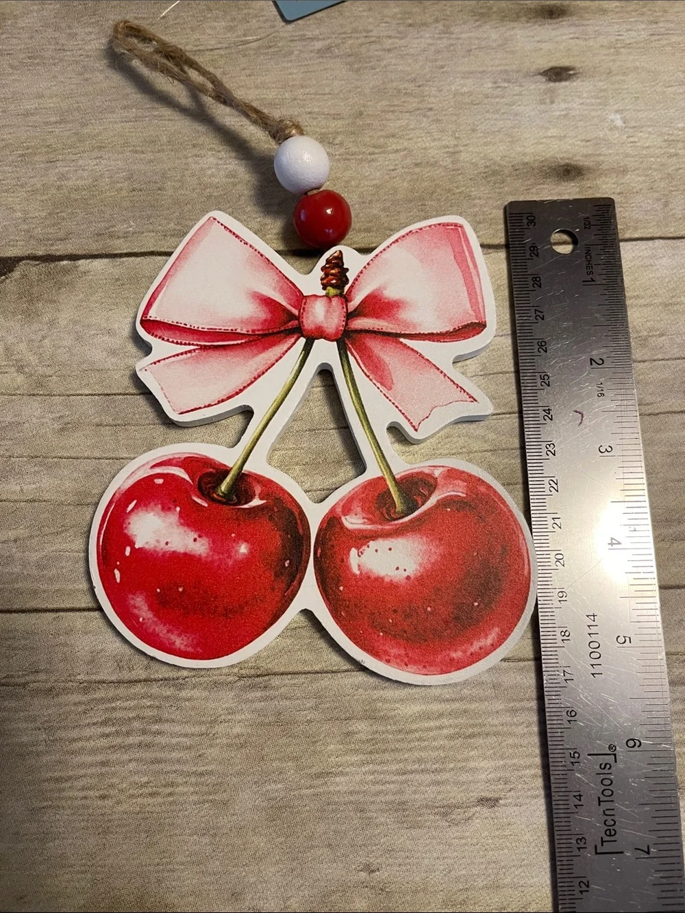 Bundle of 7 Cherries Kitchen Decor, Bag Holder, Dish Drying Mat & More